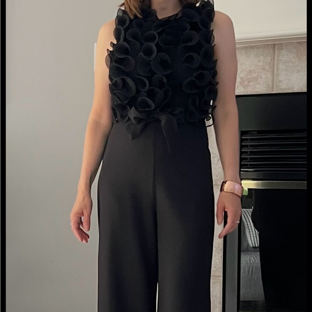 Zara Black Wide Leg Jumpsuit